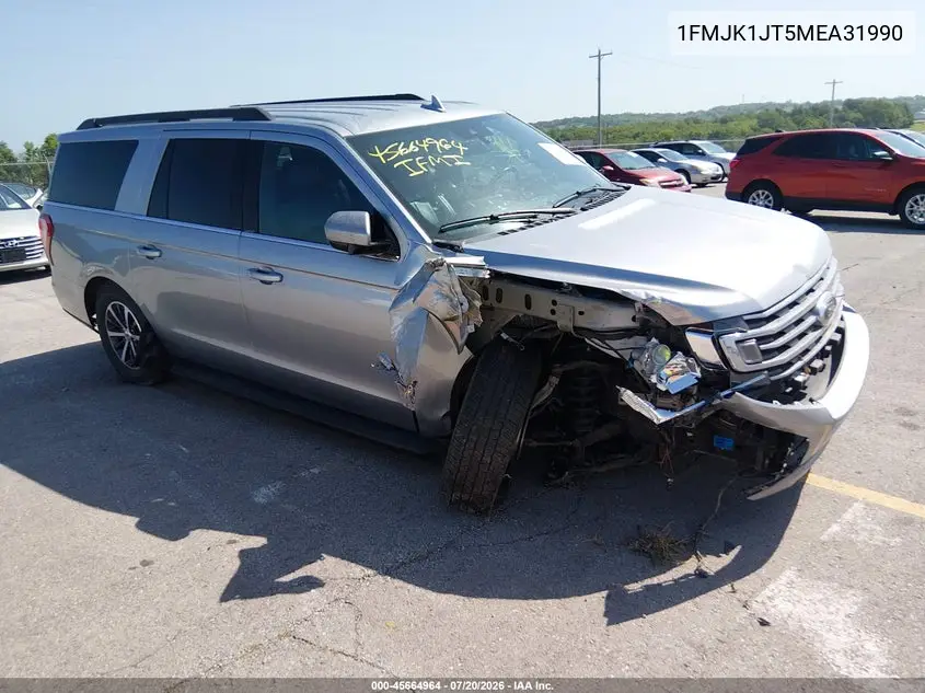 2021 Ford Expedition Xlt Max VIN: 1FMJK1JT5MEA31990 Lot: 45664964