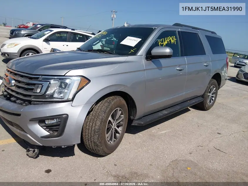 2021 Ford Expedition Xlt Max VIN: 1FMJK1JT5MEA31990 Lot: 45664964