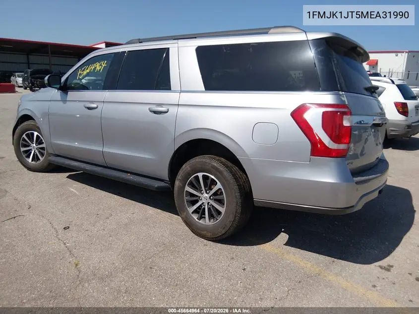 2021 Ford Expedition Xlt Max VIN: 1FMJK1JT5MEA31990 Lot: 45664964