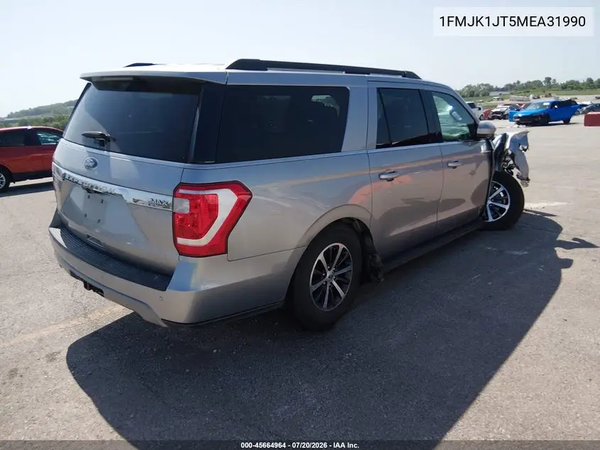 2021 Ford Expedition Xlt Max VIN: 1FMJK1JT5MEA31990 Lot: 45664964