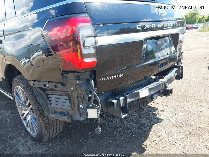 2022 Ford Expedition Platinum VIN: 1FMJU1MT7NEA07181 Lot: 45448312