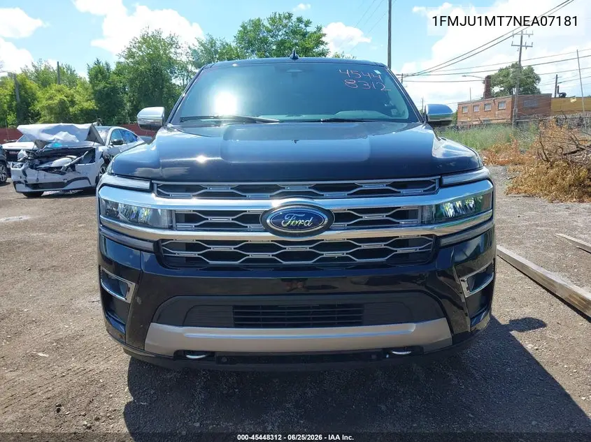 2022 Ford Expedition Platinum VIN: 1FMJU1MT7NEA07181 Lot: 45448312