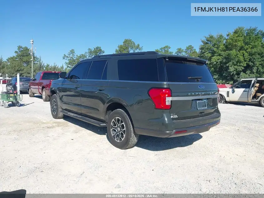 2023 Ford Expedition Xlt Max VIN: 1FMJK1H81PEA36366 Lot: 45132612