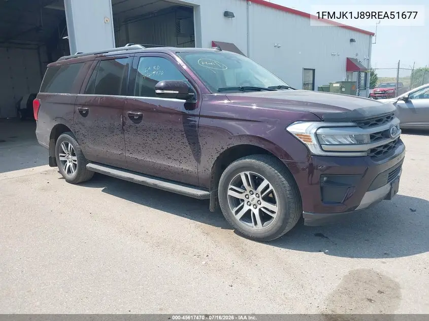 2024 Ford Expedition Xlt Max VIN: 1FMJK1J89REA51677 Lot: 45617470
