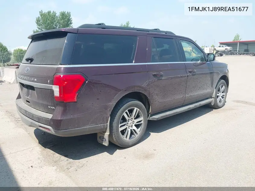 2024 Ford Expedition Xlt Max VIN: 1FMJK1J89REA51677 Lot: 45617470