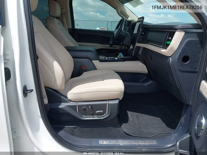 2024 Ford Expedition Platinum Max VIN: 1FMJK1M81REA78206 Lot: 45658738