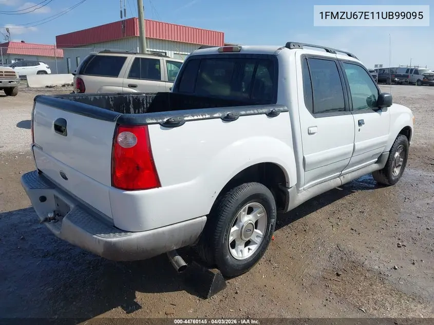 2001 Ford Explorer Sport Trac VIN: 1FMZU67E11UB99095 Lot: 44760145