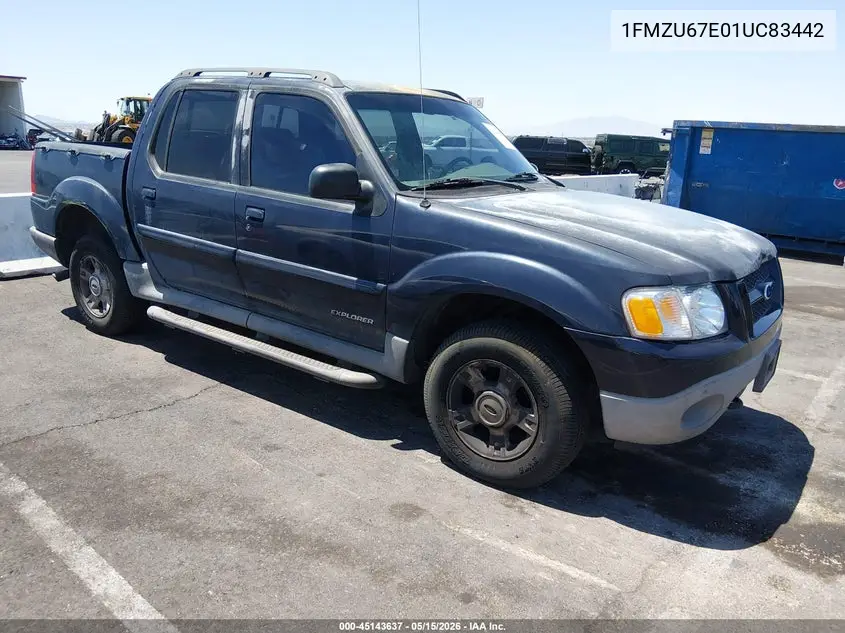 2001 Ford Explorer Sport Trac VIN: 1FMZU67E01UC83442 Lot: 45143637
