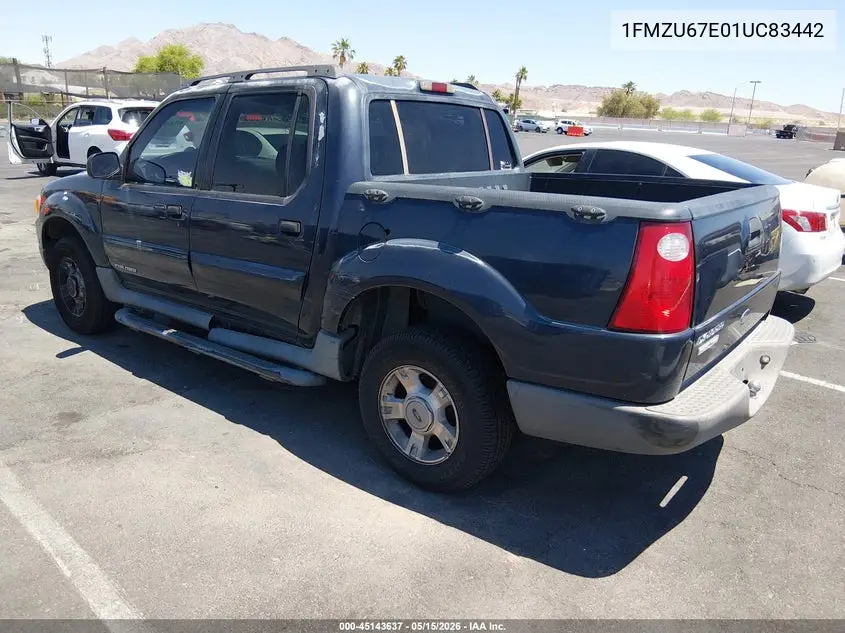 2001 Ford Explorer Sport Trac VIN: 1FMZU67E01UC83442 Lot: 45143637