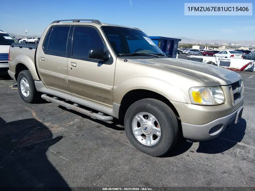 2001 Ford Explorer Sport Trac VIN: 1FMZU67E81UC15406 Lot: 45189670