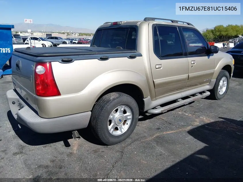 2001 Ford Explorer Sport Trac VIN: 1FMZU67E81UC15406 Lot: 45189670