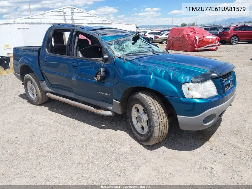 2001 Ford Explorer Sport Trac VIN: 1FMZU77E61UA81579 Lot: 45190364