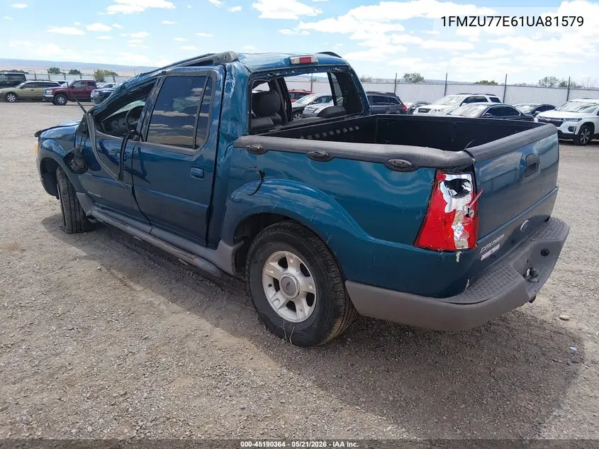 2001 Ford Explorer Sport Trac VIN: 1FMZU77E61UA81579 Lot: 45190364