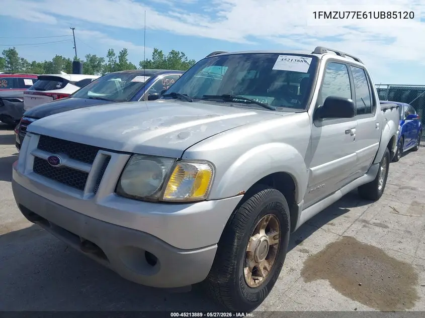 2001 Ford Explorer Sport Trac VIN: 1FMZU77E61UB85120 Lot: 45213889