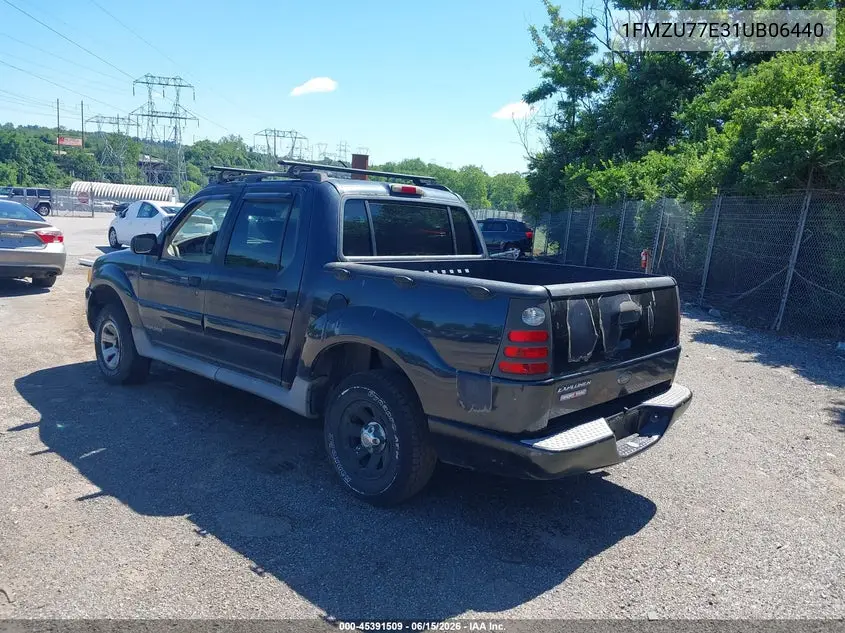 2001 Ford Explorer Sport Trac VIN: 1FMZU77E31UB06440 Lot: 45391509