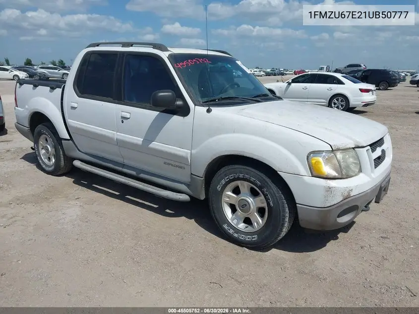 2001 Ford Explorer Sport Trac VIN: 1FMZU67E21UB50777 Lot: 45505752