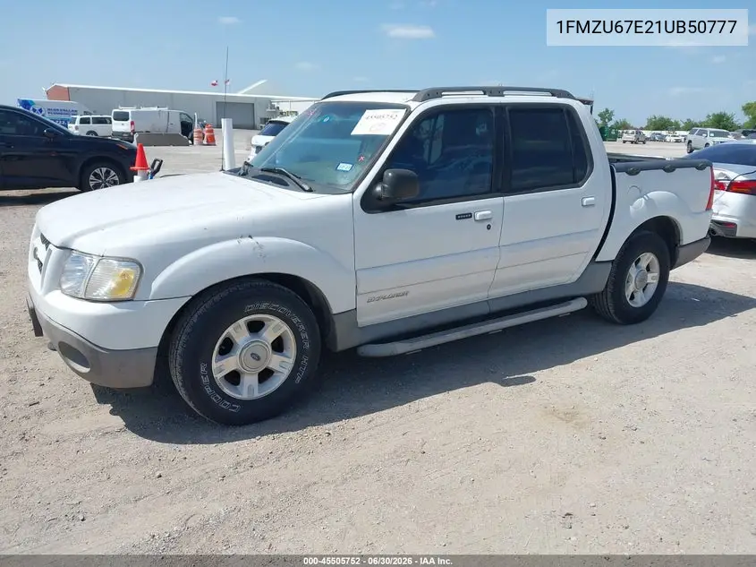 2001 Ford Explorer Sport Trac VIN: 1FMZU67E21UB50777 Lot: 45505752