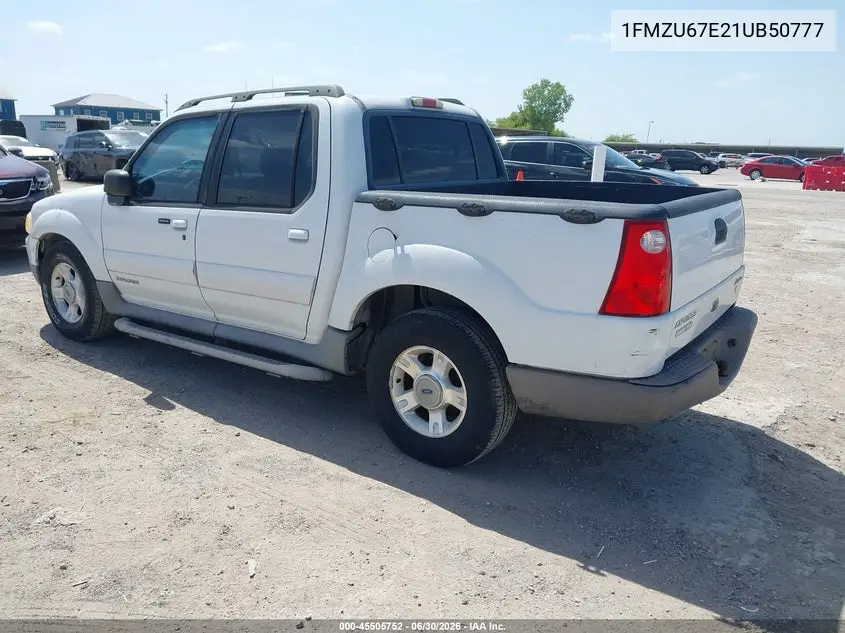 2001 Ford Explorer Sport Trac VIN: 1FMZU67E21UB50777 Lot: 45505752
