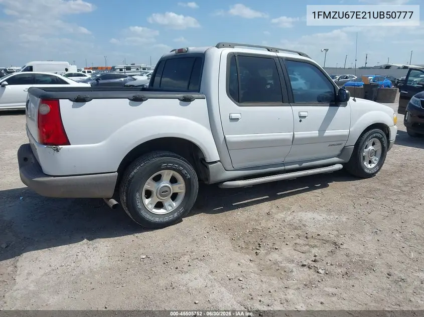 2001 Ford Explorer Sport Trac VIN: 1FMZU67E21UB50777 Lot: 45505752