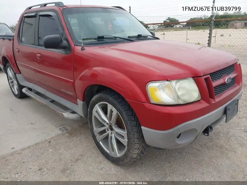 2001 Ford Explorer Sport Trac VIN: 1FMZU67E11UB39799 Lot: 45542191