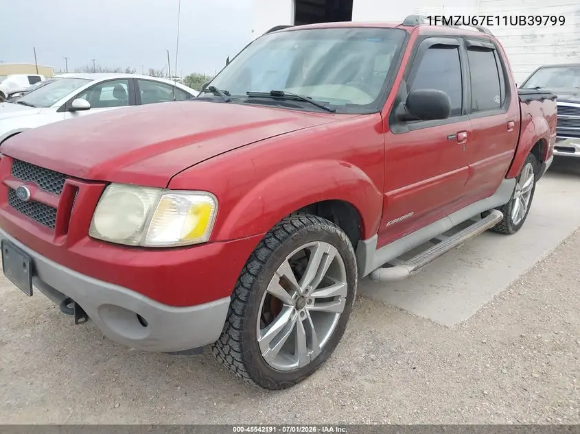 2001 Ford Explorer Sport Trac VIN: 1FMZU67E11UB39799 Lot: 45542191