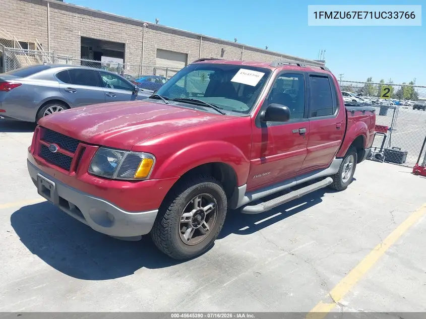 2001 Ford Explorer Sport Trac VIN: 1FMZU67E71UC33766 Lot: 45645390