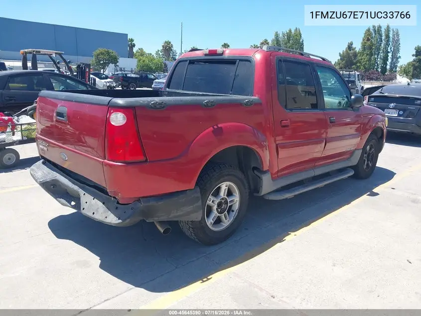 2001 Ford Explorer Sport Trac VIN: 1FMZU67E71UC33766 Lot: 45645390