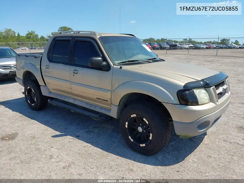 2002 Ford Explorer Sport Trac VIN: 1FMZU67E72UC05855 Lot: 44884233