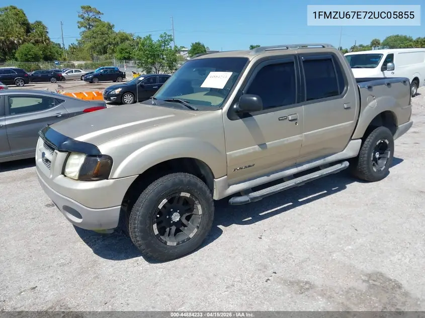 2002 Ford Explorer Sport Trac VIN: 1FMZU67E72UC05855 Lot: 44884233
