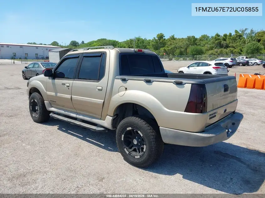 2002 Ford Explorer Sport Trac VIN: 1FMZU67E72UC05855 Lot: 44884233