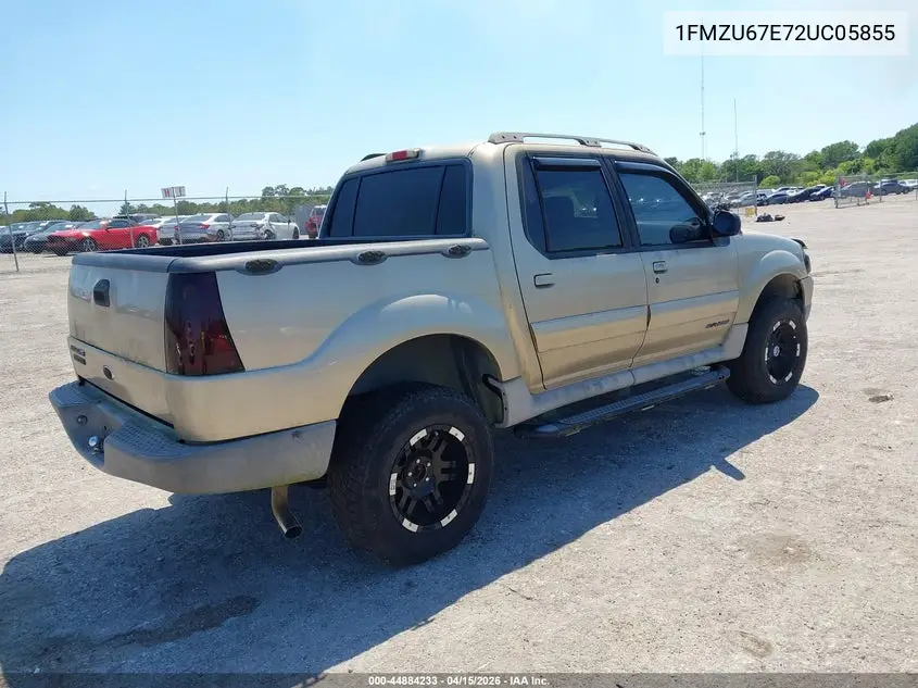 2002 Ford Explorer Sport Trac VIN: 1FMZU67E72UC05855 Lot: 44884233