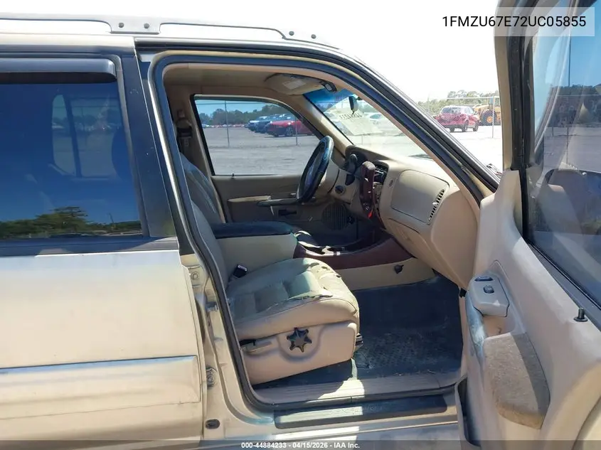 2002 Ford Explorer Sport Trac VIN: 1FMZU67E72UC05855 Lot: 44884233