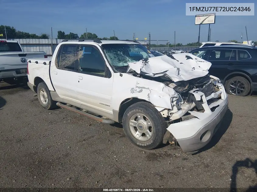 2002 Ford Explorer Sport Trac VIN: 1FMZU77E72UC24346 Lot: 45169774