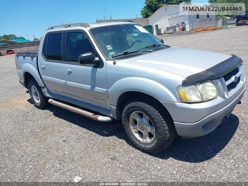 2002 Ford Explorer Sport Trac VIN: 1FMZU67E22UB44463 Lot: 45284499