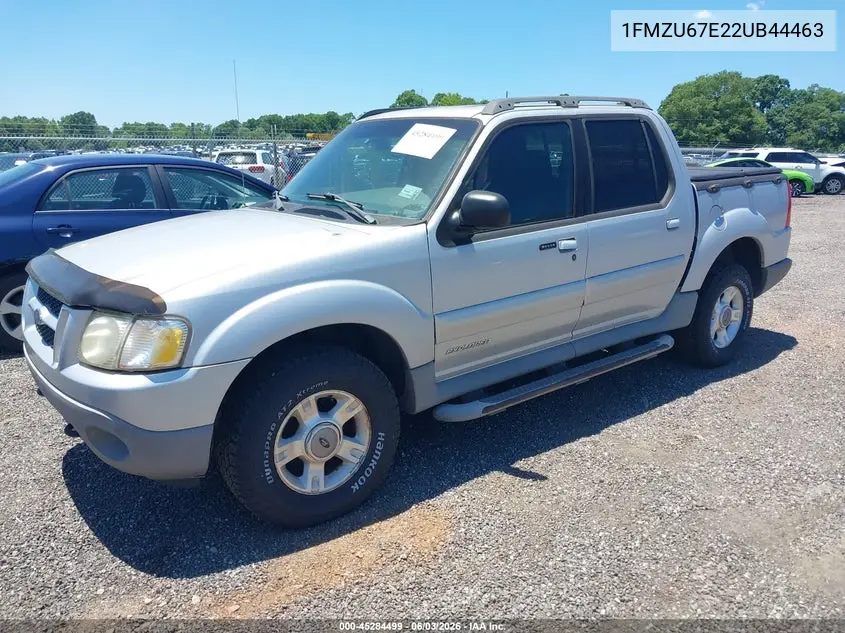 2002 Ford Explorer Sport Trac VIN: 1FMZU67E22UB44463 Lot: 45284499