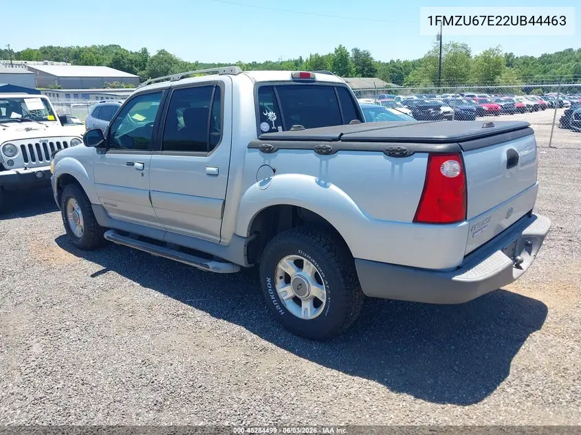 2002 Ford Explorer Sport Trac VIN: 1FMZU67E22UB44463 Lot: 45284499