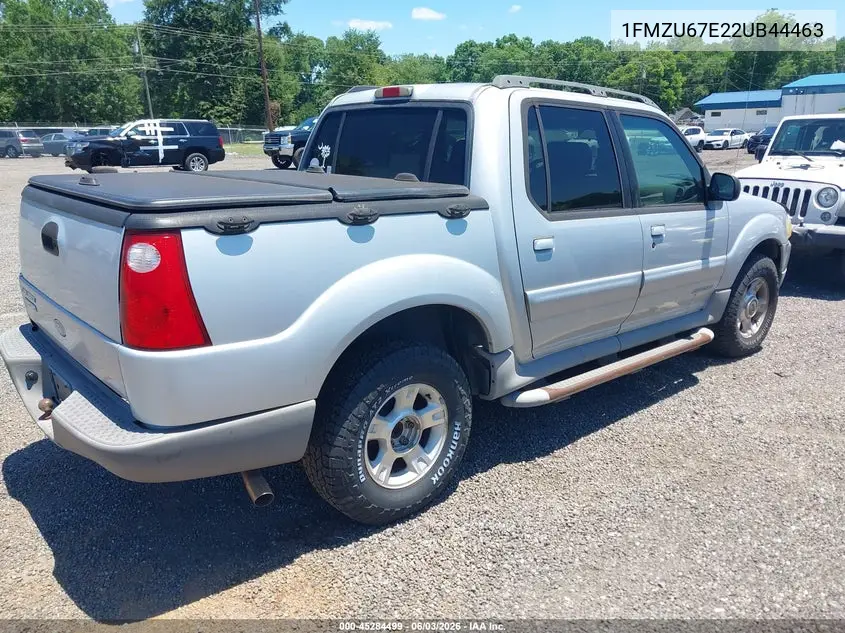 2002 Ford Explorer Sport Trac VIN: 1FMZU67E22UB44463 Lot: 45284499