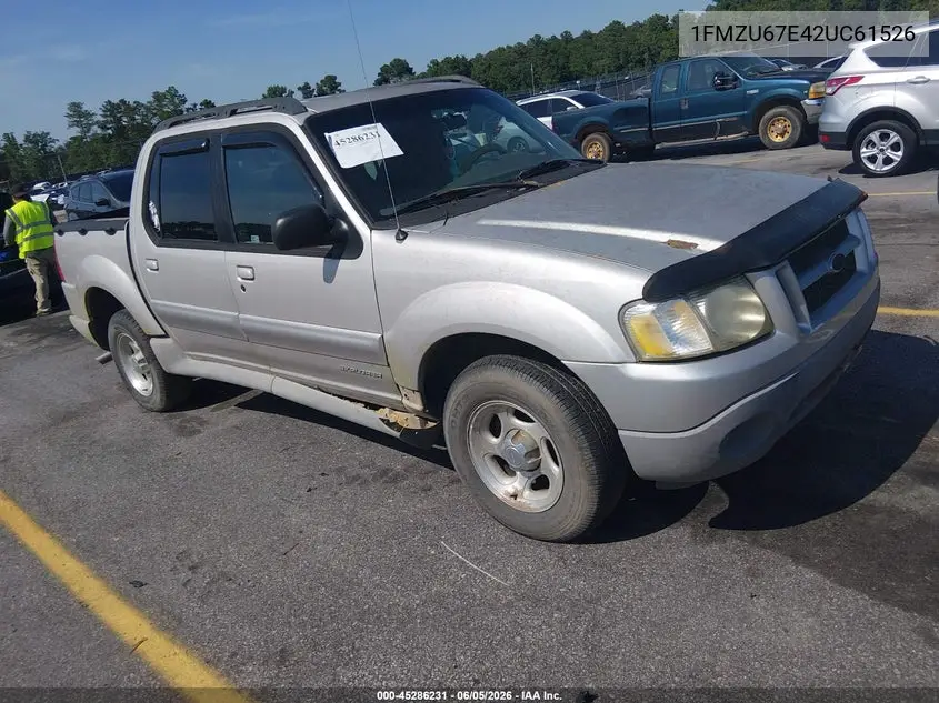 2002 Ford Explorer Sport Trac VIN: 1FMZU67E42UC61526 Lot: 45286231