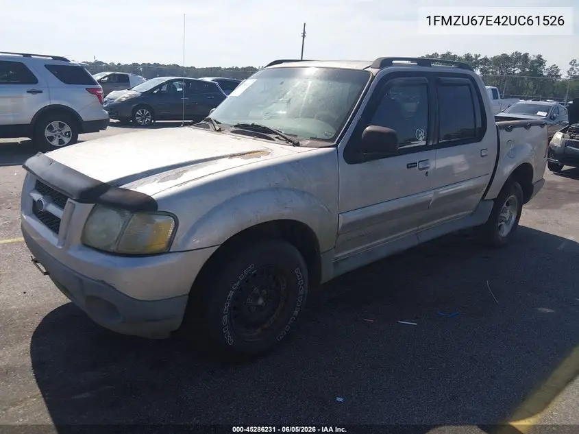 2002 Ford Explorer Sport Trac VIN: 1FMZU67E42UC61526 Lot: 45286231