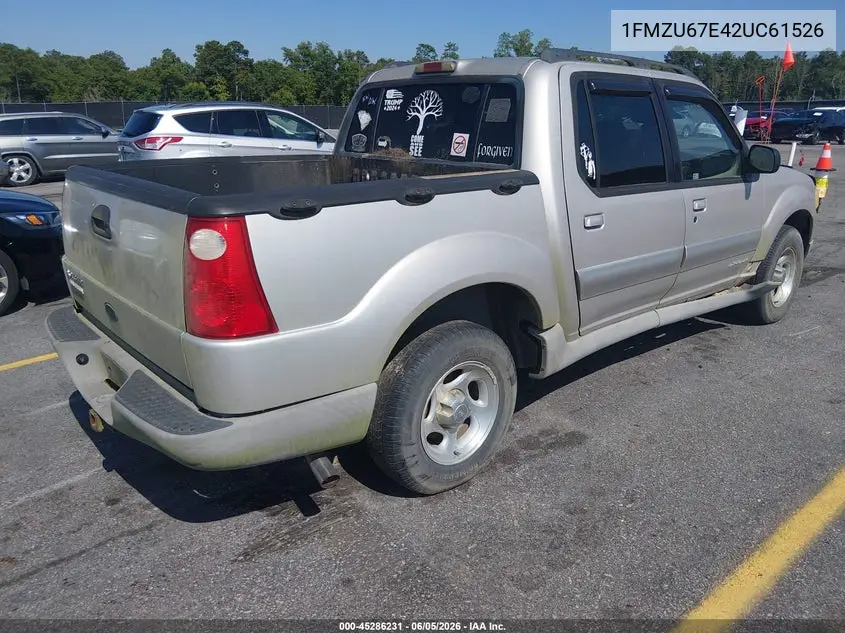 2002 Ford Explorer Sport Trac VIN: 1FMZU67E42UC61526 Lot: 45286231