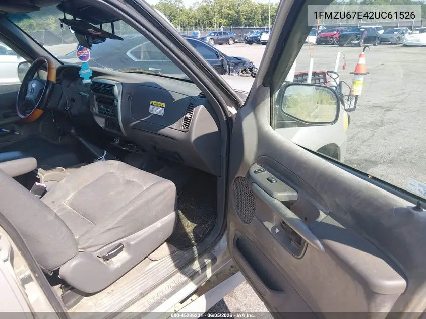 2002 Ford Explorer Sport Trac VIN: 1FMZU67E42UC61526 Lot: 45286231