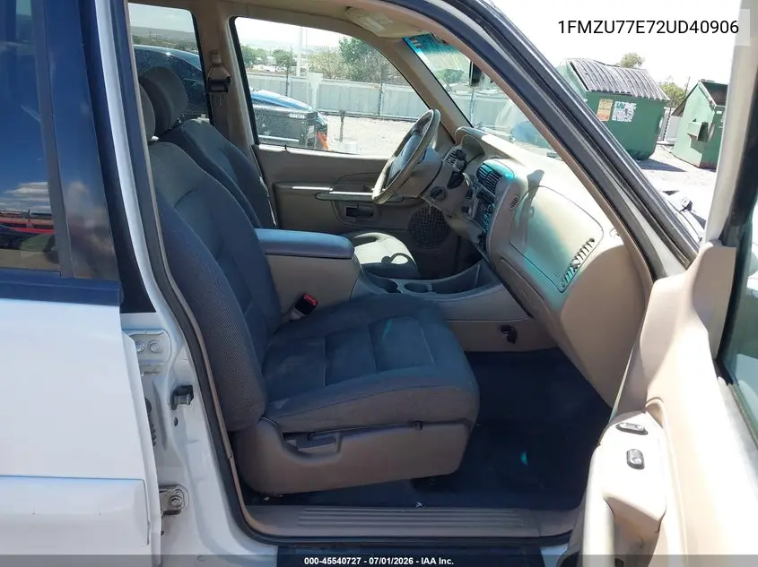 2002 Ford Explorer Sport Trac VIN: 1FMZU77E72UD40906 Lot: 45540727