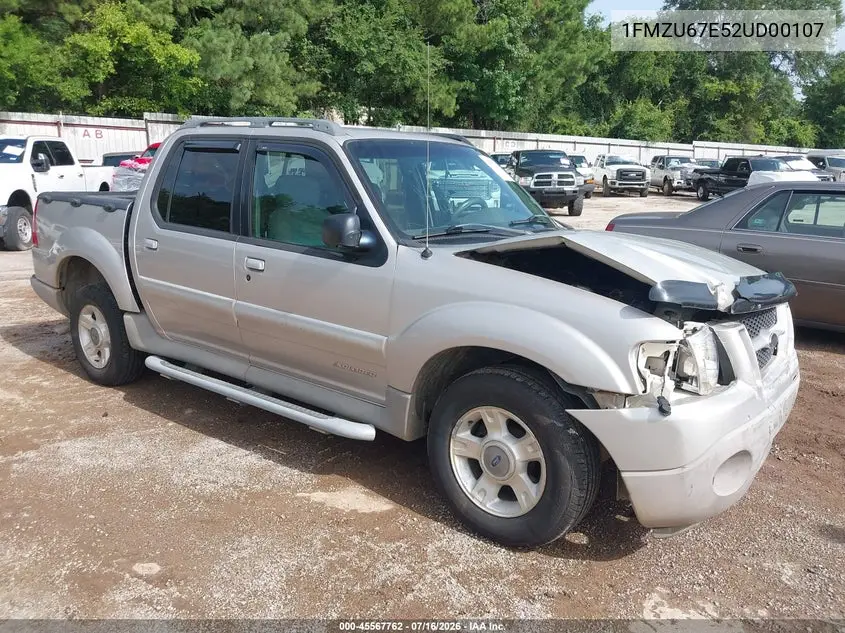 2002 Ford Explorer Sport Trac VIN: 1FMZU67E52UD00107 Lot: 45567762