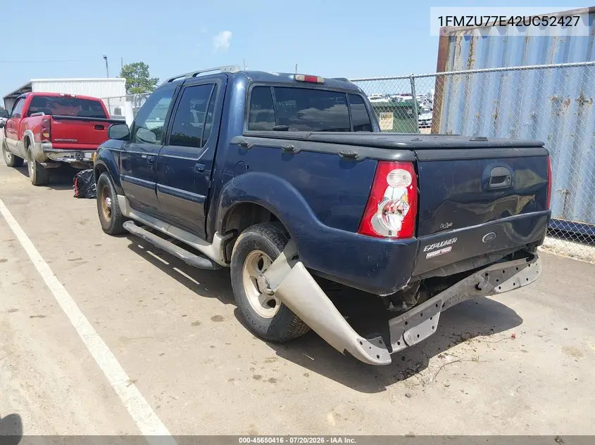 2002 Ford Explorer Sport Trac VIN: 1FMZU77E42UC52427 Lot: 45650416