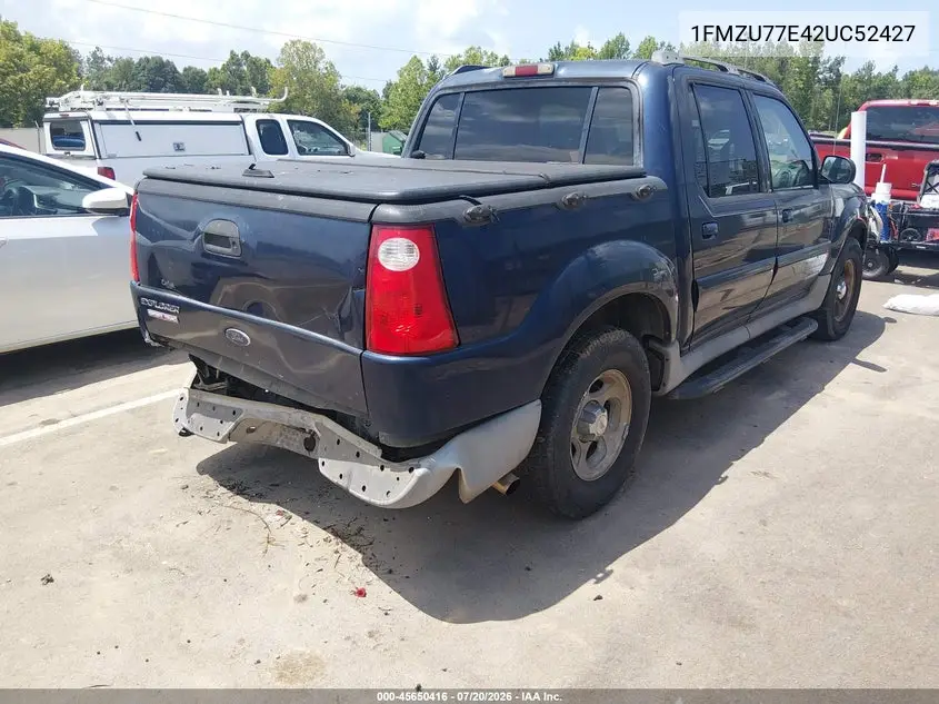 2002 Ford Explorer Sport Trac VIN: 1FMZU77E42UC52427 Lot: 45650416