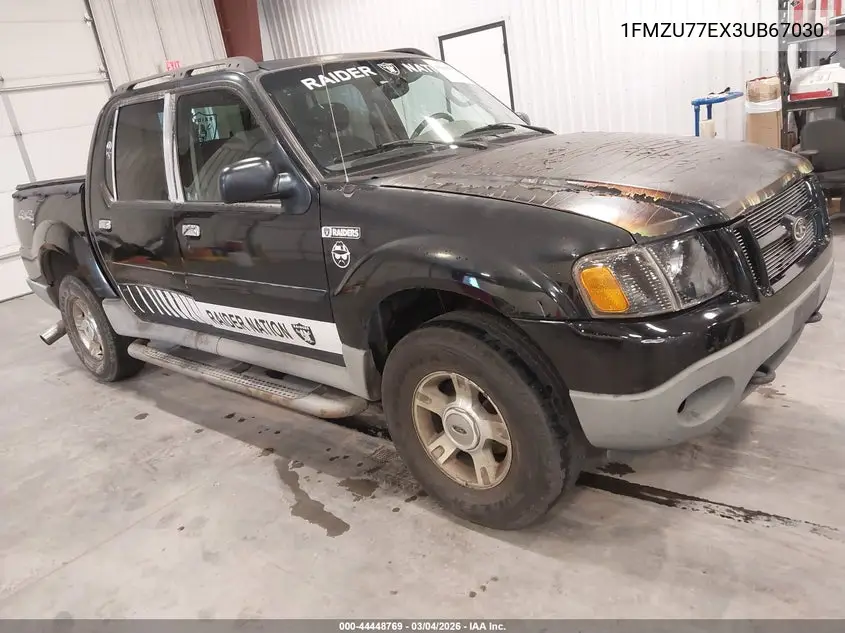 2003 Ford Explorer Sport Trac Xls/Xlt VIN: 1FMZU77EX3UB67030 Lot: 44448769