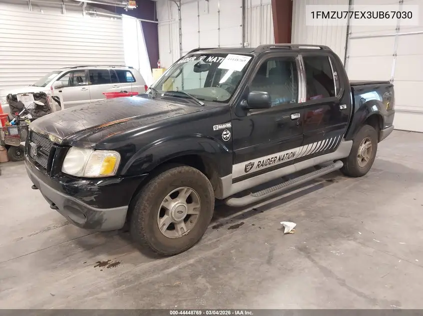 2003 Ford Explorer Sport Trac Xls/Xlt VIN: 1FMZU77EX3UB67030 Lot: 44448769