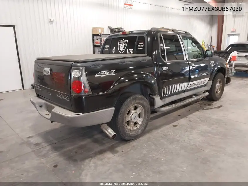 2003 Ford Explorer Sport Trac Xls/Xlt VIN: 1FMZU77EX3UB67030 Lot: 44448769