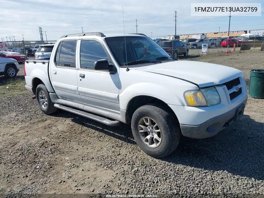 2003 Ford Explorer Sport Trac Xls/Xlt VIN: 1FMZU77E13UA32759 Lot: 44791424