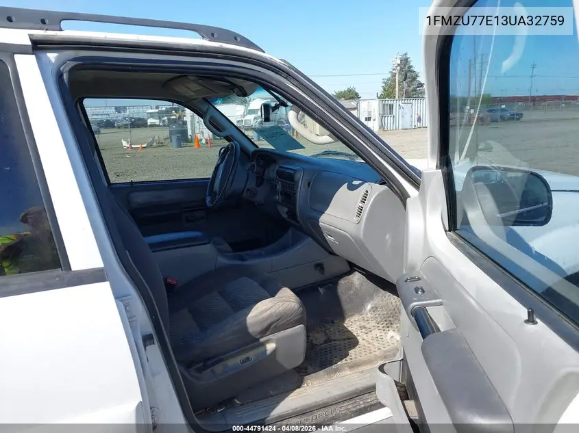 2003 Ford Explorer Sport Trac Xls/Xlt VIN: 1FMZU77E13UA32759 Lot: 44791424